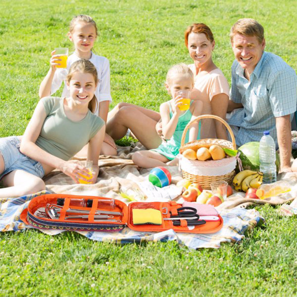 19Pcs Camping Cooking Utensil  - Camping Cooking Equipment Bag review and price