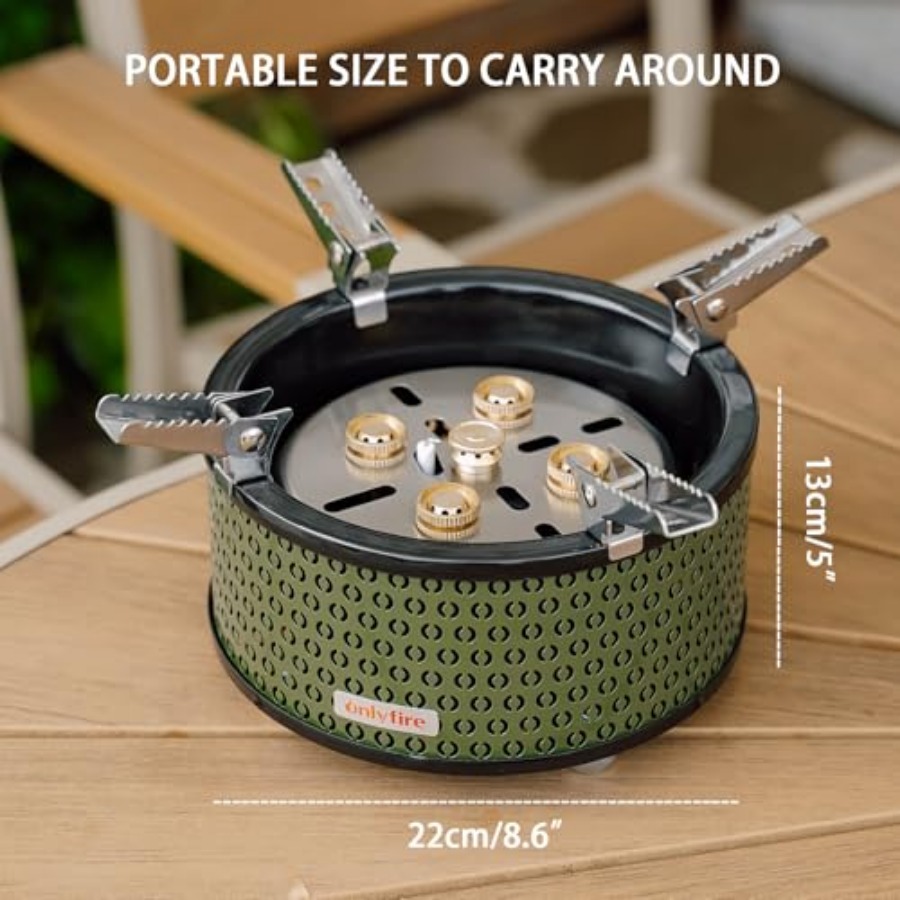Portable Camping Gas Stove wit - Camping Cooking Windshield review and price