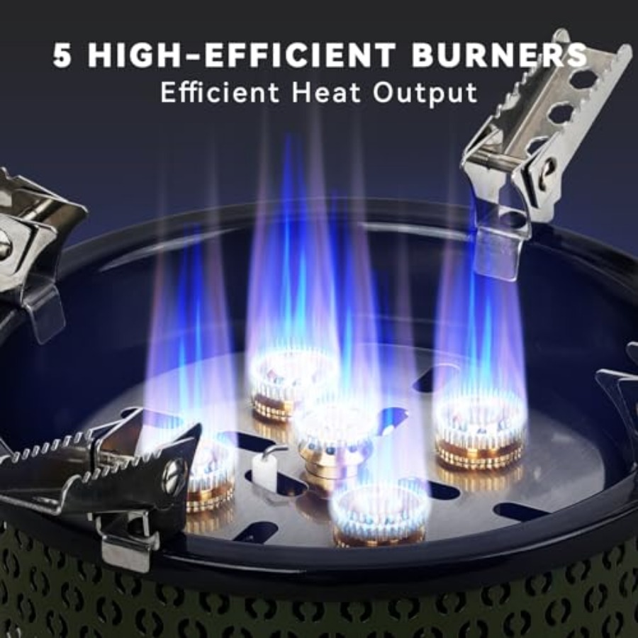 Portable Camping Gas Stove wit - Camping Cooking Windshield review and price