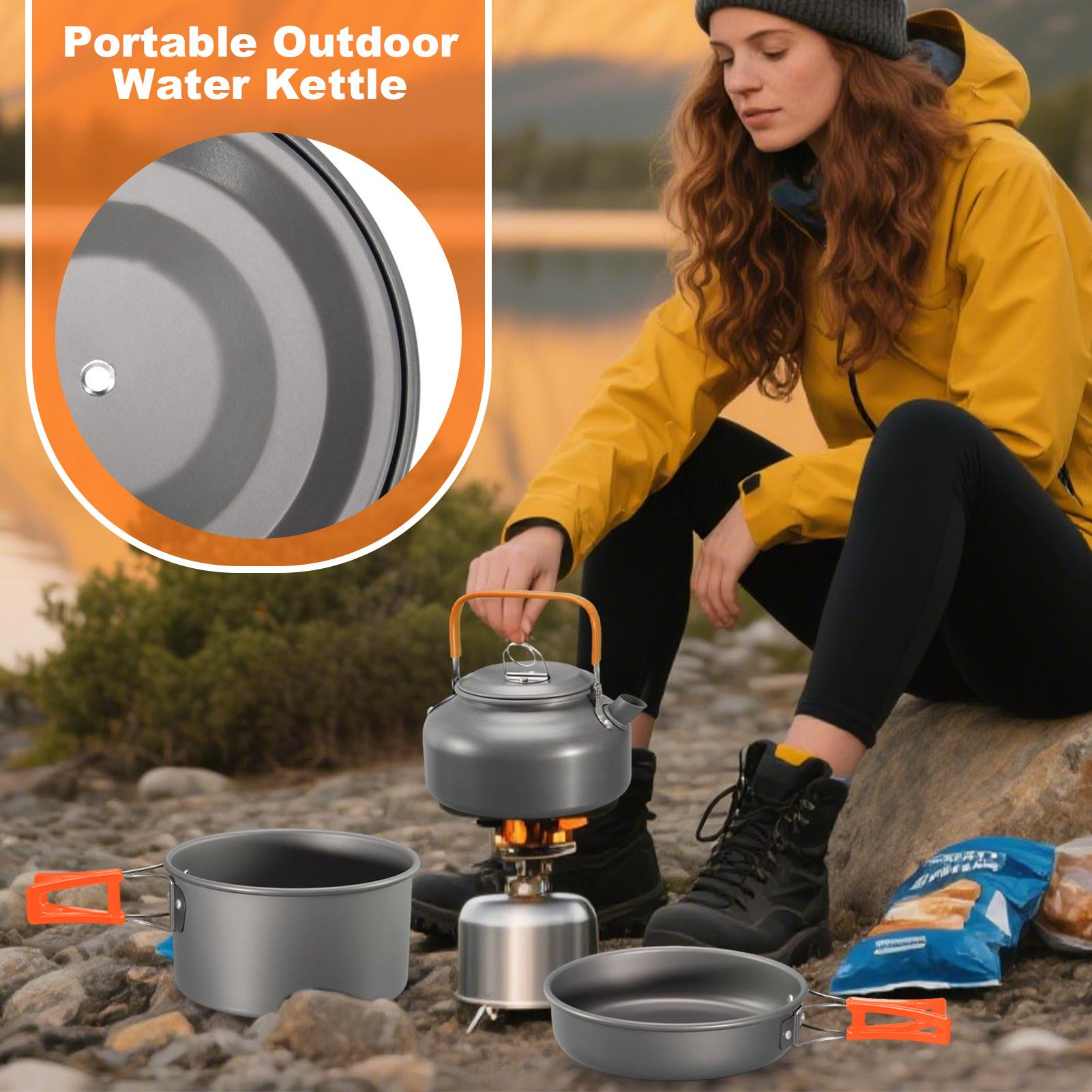 Camping Cookware Camping Cook  - Camping Cooking Set With Kettle review and price