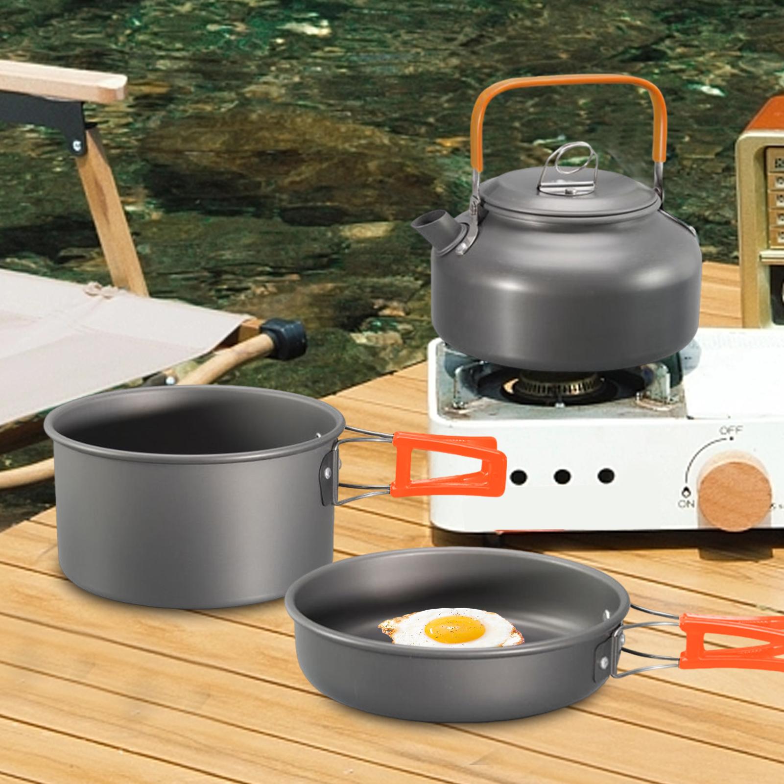 Camping Cookware Camping Cook  - Camping Cooking Set With Kettle review and price