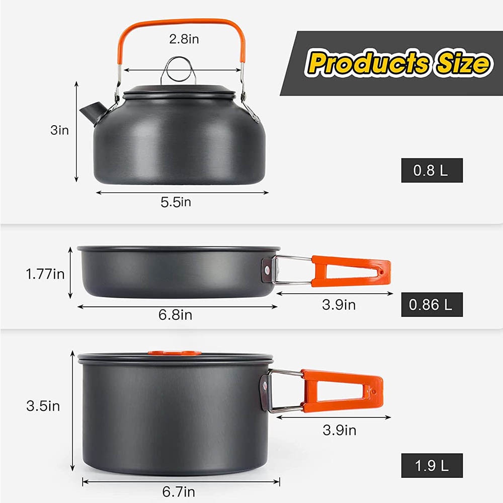 Outdoor camping cooking set, n - Camping Cooking Equipment Bag review and price