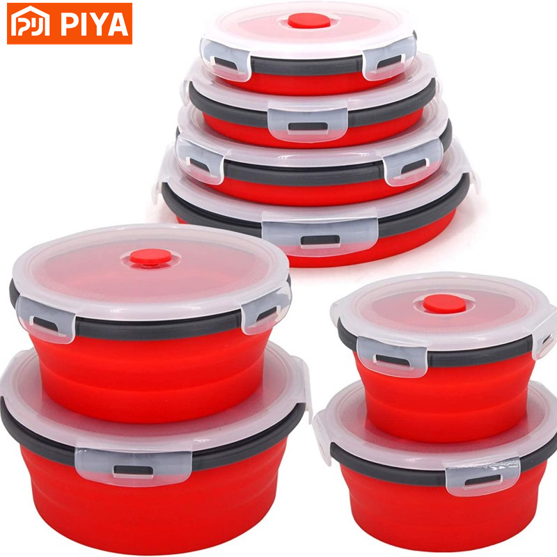 Silicone Folding Lunch Box wit - Camping Cooking Full Set review and price