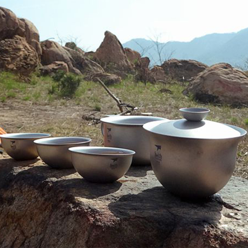 Keith Titanium Kung Fu Tea Set - Camping Cooking Set With Kettle review and price