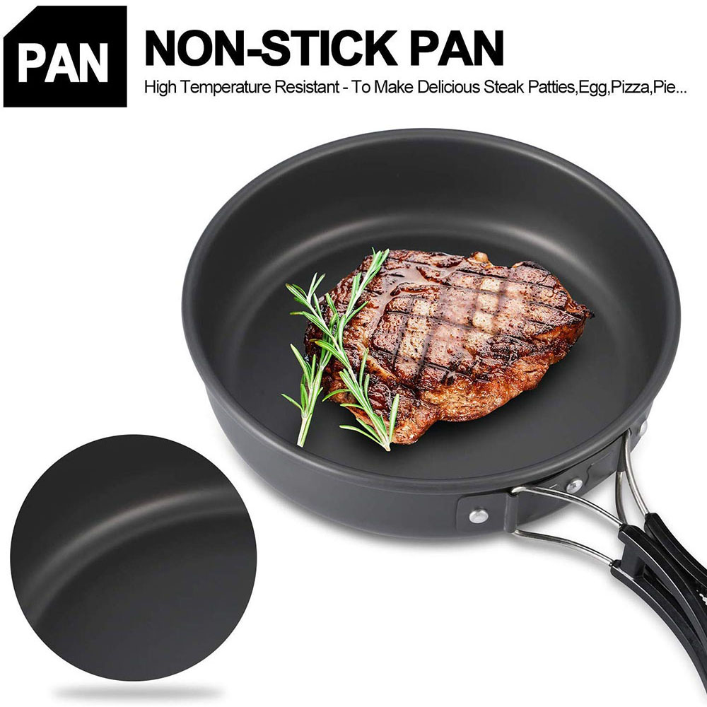 Outdoor camping cookware set m - Camping Cooking Pan Set review and price