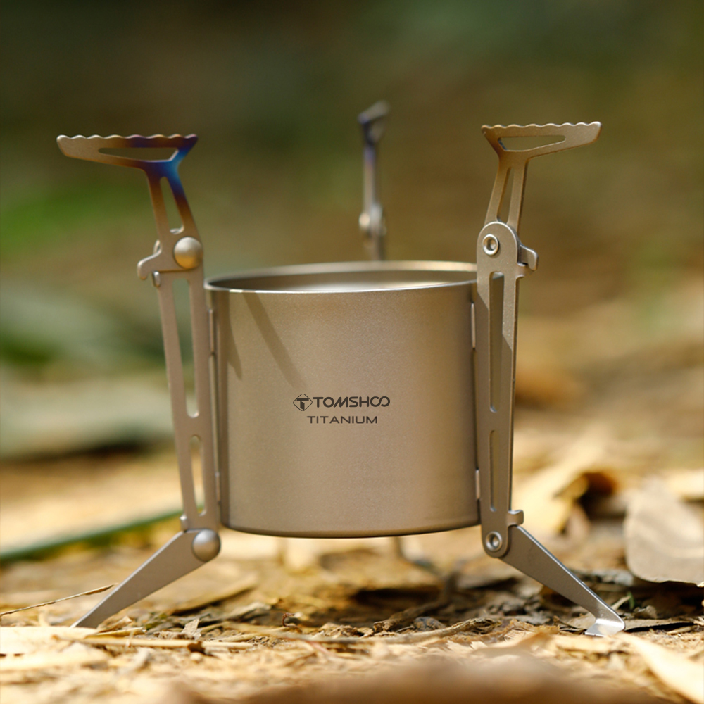 TOMSHOO Ti Alcohol Stove and L - Camping Cooking Windshield review and price