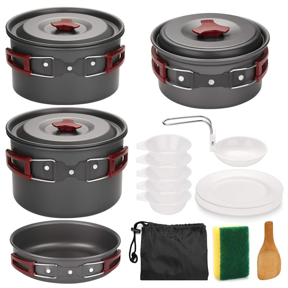 Outdoor Camping Cookware Kit N - Camping Cooking Full Set review and price