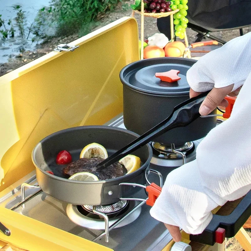 Camping Cookware Set Outdoor P - Camping Cooking Roll review and price