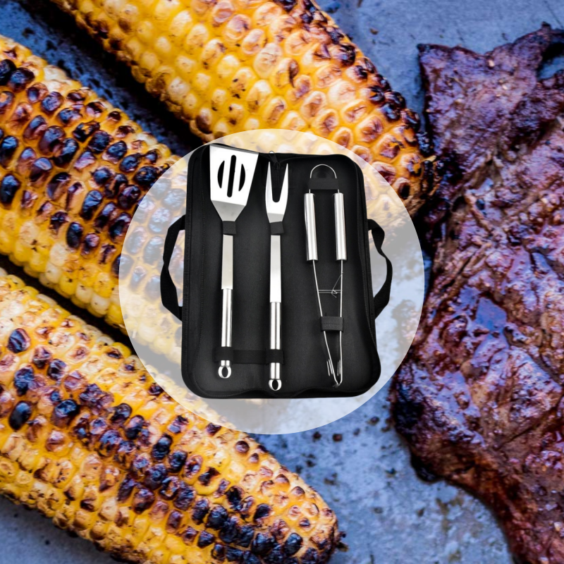 BBQ Tools Set Barbecue Utensil - Camping Cooking Equipment Bag review and price